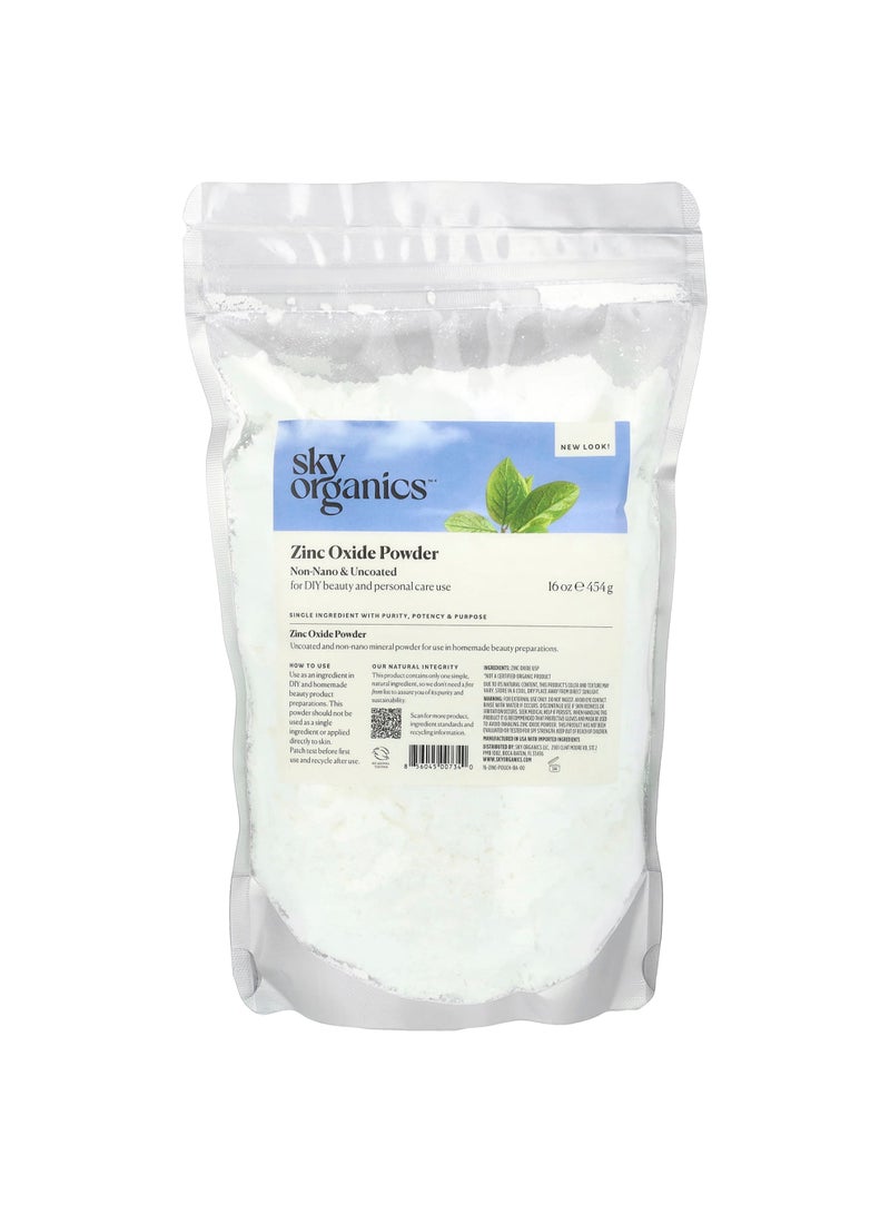 Zinc Oxide Powder, 16 oz (454 g)